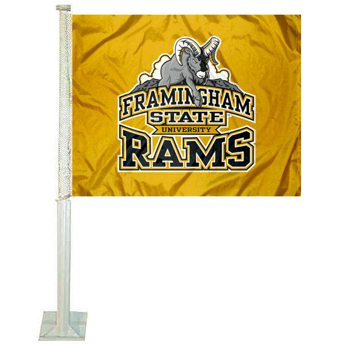 College Flags & Banners Co. Framingham State Rams Car Flag - Sports Collectibles, Sports Memorabilia, Sports Fan Shop, Sports Gifts