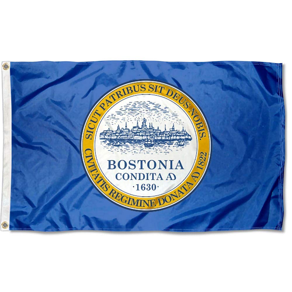 Sports Flags Pennants Company City of Boston Flag 3x5 Foot Banner - Sports Collectibles, Sports Memorabilia, Sports Fan Shop, Sports Gifts