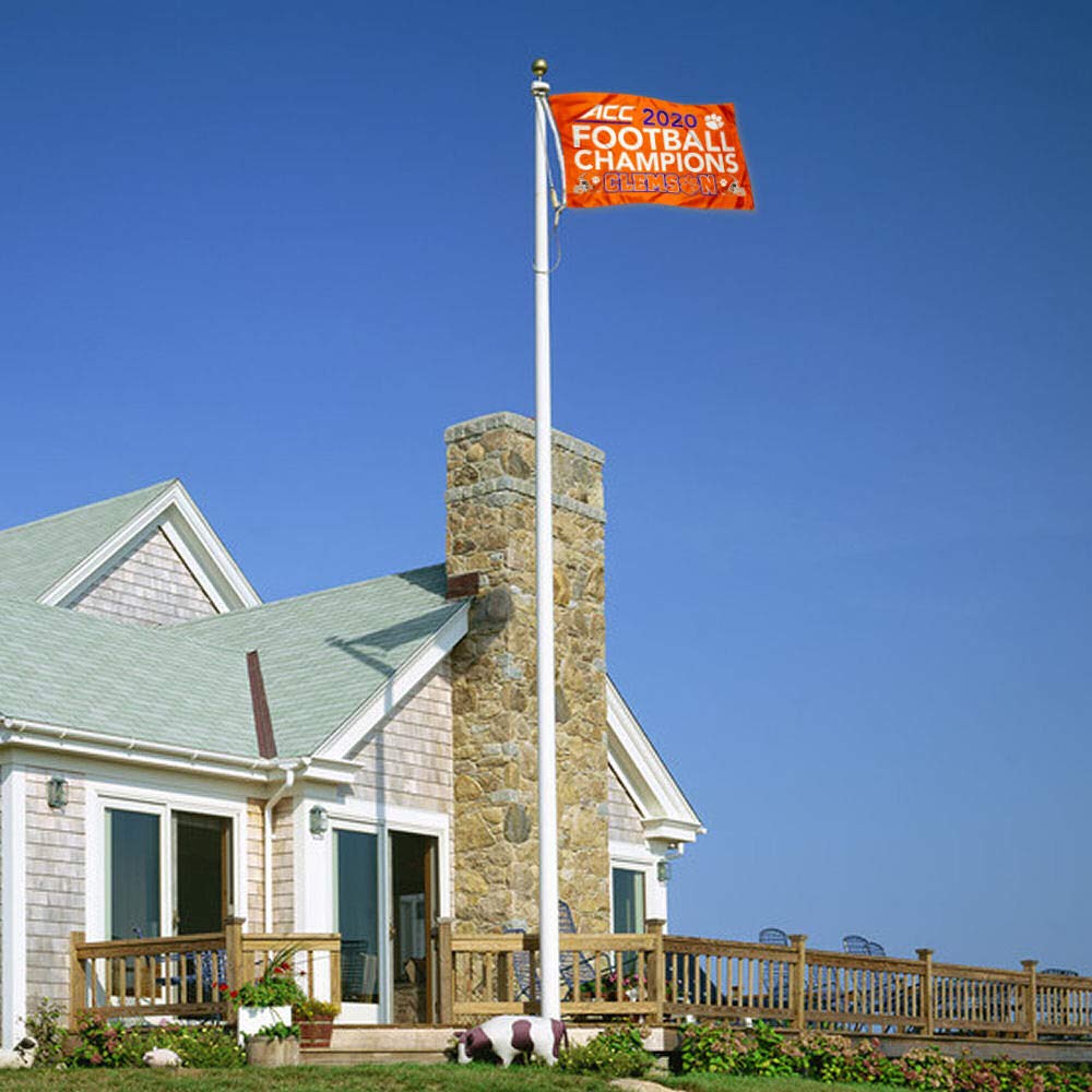 College Flags & Banners Co. Clemson Tigers 2020 Acc Football Champions Flag - Sports Collectibles, Sports Memorabilia, Sports Fan Shop, Sports Gifts