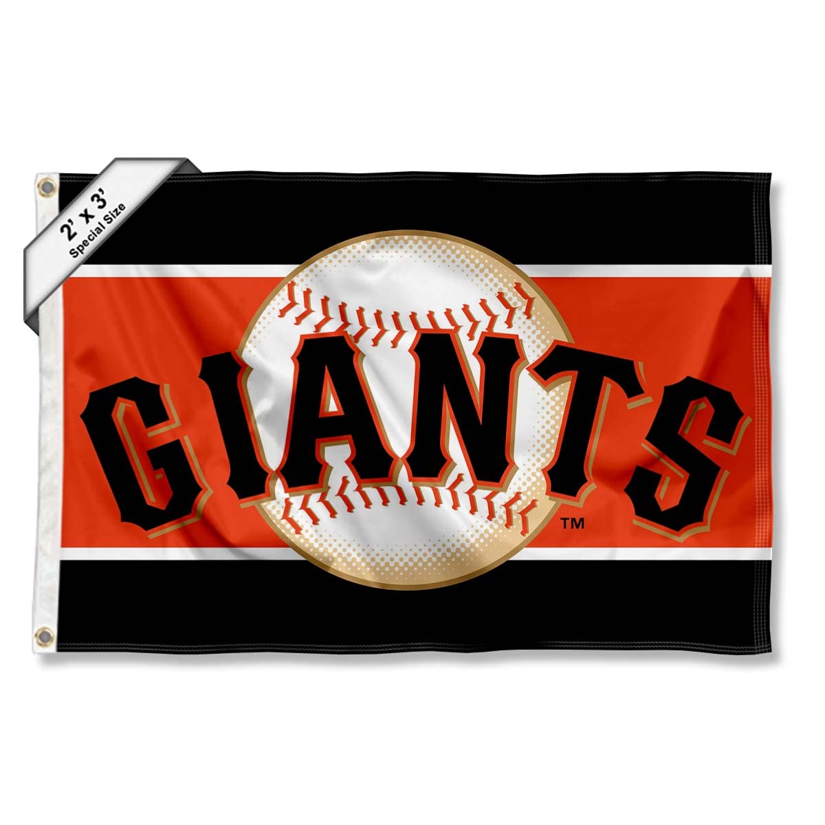 WinCraft San Francisco Giants 2x3 Foot Small Flag - Sports Collectibles, Sports Memorabilia, Sports Fan Shop, Sports Gifts