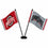 WinCraft Ohio State Buckeyes Desk and Table Top Flags - Sports Collectibles, Sports Memorabilia, Sports Fan Shop, Sports Gifts