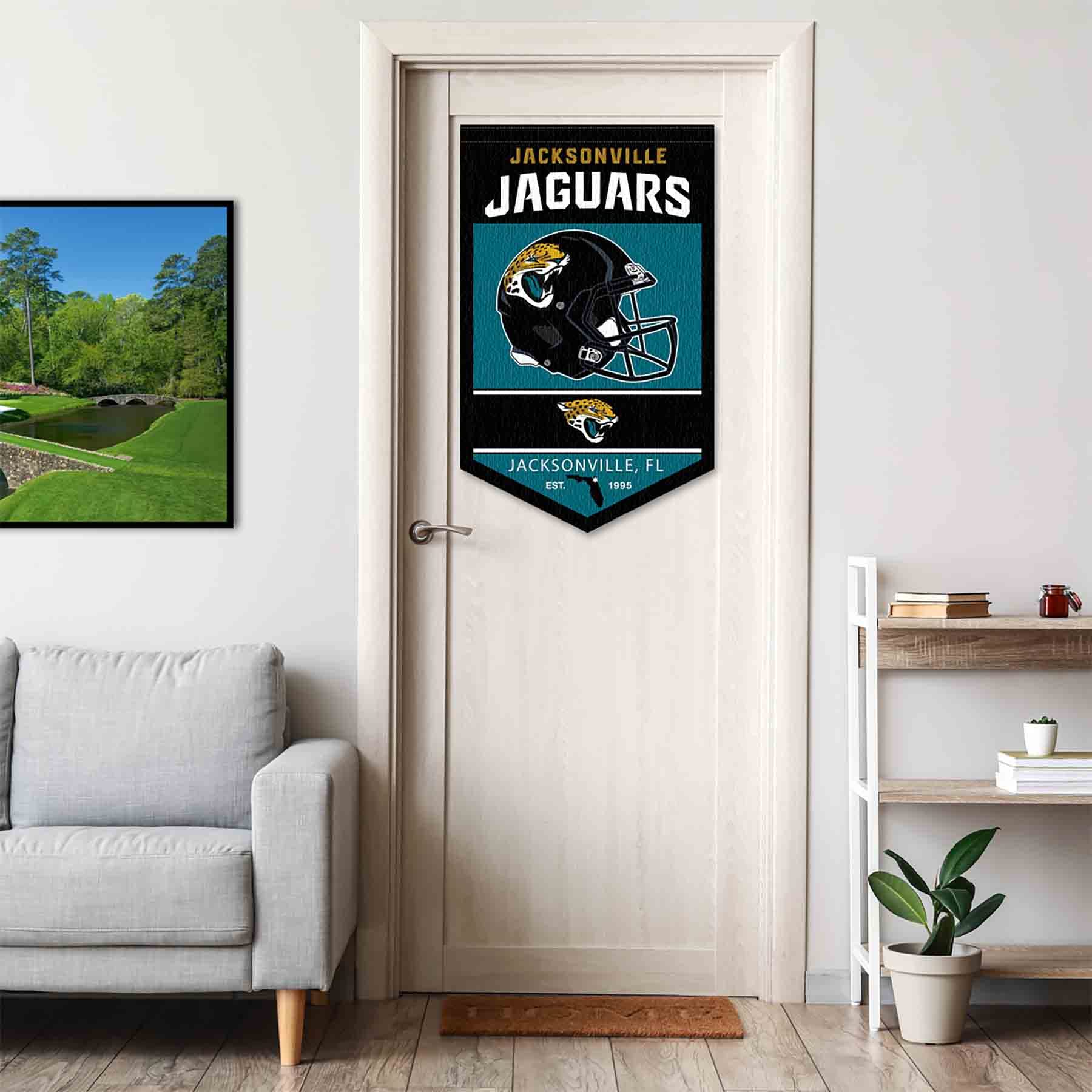 WinCraft Jacksonville Jaguars Heritage History Banner Pennant - Sports Collectibles, Sports Memorabilia, Sports Fan Shop, Sports Gifts