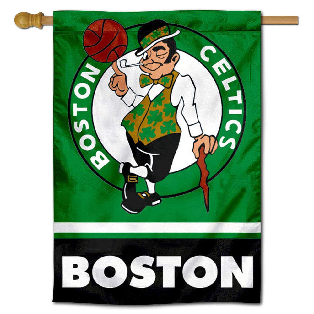 WinCraft Boston Celtics Two Ply and Double Sided House Flag - Sports Collectibles, Sports Memorabilia, Sports Fan Shop, Sports Gifts