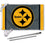 WinCraft Pittsburgh Steelers Black Flag Pole and Bracket Mount Kit - Sports Collectibles, Sports Memorabilia, Sports Fan Shop, Sports Gifts