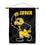 College Flags & Banners Co. Iowa Hawkeyes Herky The Hawk House Flag and Wood Banner Pole Set - Sports Collectibles, Sports Memorabilia, Sports Fan Shop, Sports Gifts