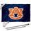 College Flags & Banners Co. Auburn Blue Flag with Pole and Bracket Kit - Sports Collectibles, Sports Memorabilia, Sports Fan Shop, Sports Gifts