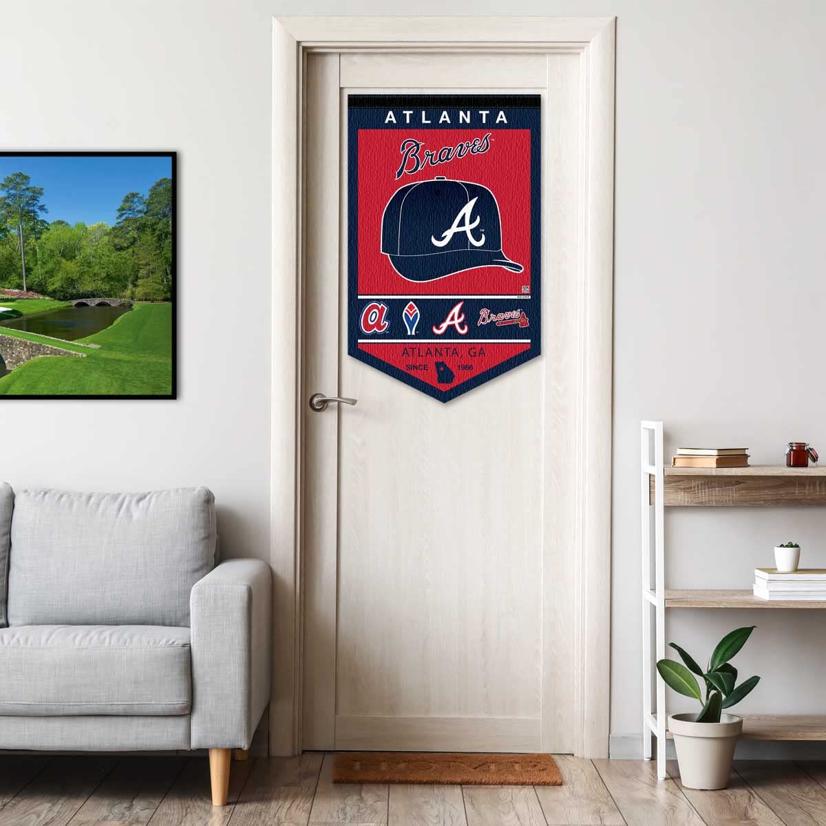 WinCraft Atlanta Braves Heritage History Banner Pennant - Sports Collectibles, Sports Memorabilia, Sports Fan Shop, Sports Gifts