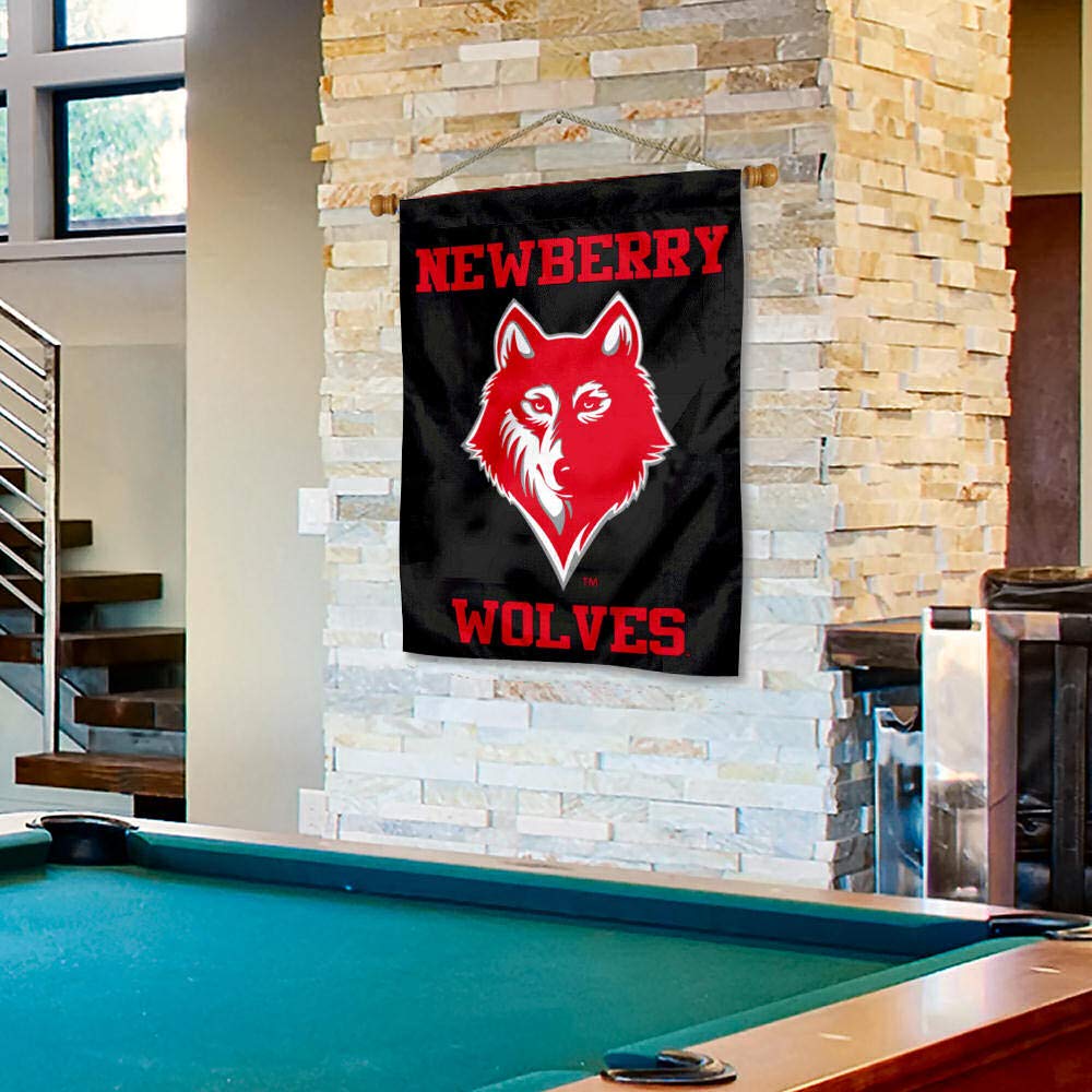 Newberry College Double Sided House Flag and Wood Banner Pole Set - Sports Collectibles, Sports Memorabilia, Sports Fan Shop, Sports Gifts