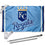 WinCraft Kansas City Royals Powder Blue Flag Pole and Bracket Set - Sports Collectibles, Sports Memorabilia, Sports Fan Shop, Sports Gifts