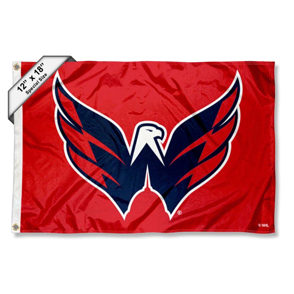 WinCraft Washington Capitals Boat Marine and Golf Cart Flag - Sports Collectibles, Sports Memorabilia, Sports Fan Shop, Sports Gifts