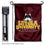 College Flags & Banners Co. Loyola Chicago Ramblers Garden Flag with Pole Stand Holder - Sports Collectibles, Sports Memorabilia, Sports Fan Shop, Sports Gifts
