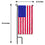 Sports Flags Pennants Company American USA Flag Mini Garden and Flower Pot Flag Topper - Sports Collectibles, Sports Memorabilia, Sports Fan Shop, Sports Gifts