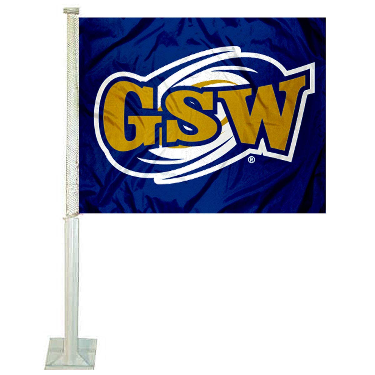 College Flags & Banners Co. Georgia Southwestern State Hurricanes Car Flag - Sports Collectibles, Sports Memorabilia, Sports Fan Shop, Sports Gifts