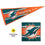 WinCraft Miami Dolphins Embroidered and Sewn Pennant - Sports Collectibles, Sports Memorabilia, Sports Fan Shop, Sports Gifts