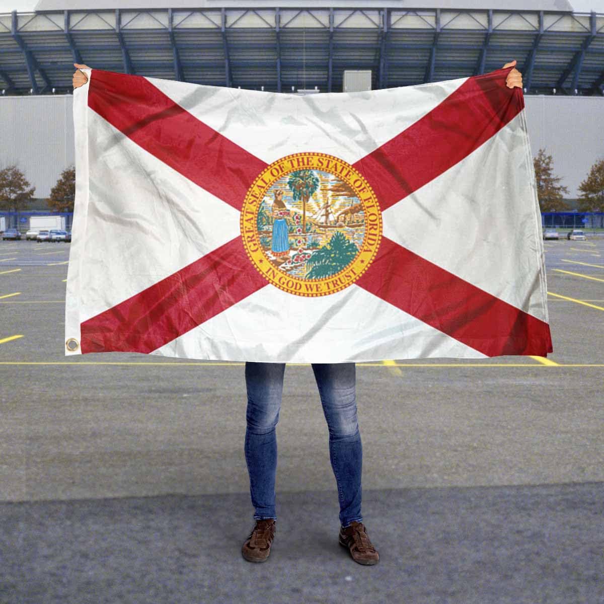 Sports Flags Pennants Company State of Florida Flag 3x5 Foot Banner - Sports Collectibles, Sports Memorabilia, Sports Fan Shop, Sports Gifts