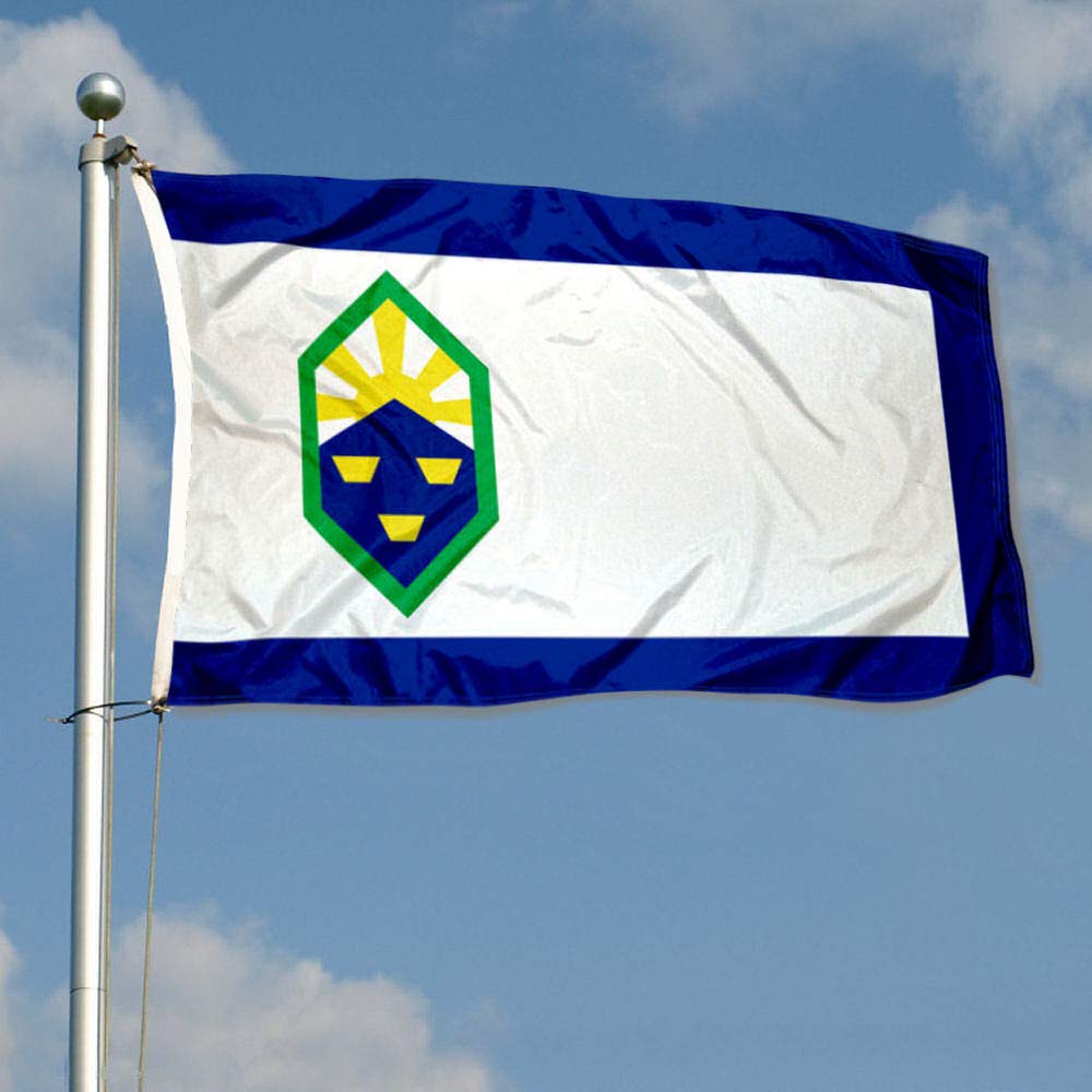City of Colorado Springs Flag 3x5 Foot Banner - Sports Collectibles, Sports Memorabilia, Sports Fan Shop, Sports Gifts
