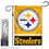 WinCraft Steelers Gold Garden Flag and Stand Pole Holder Mount - Sports Collectibles, Sports Memorabilia, Sports Fan Shop, Sports Gifts