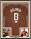 Framed Autographed/Signed Cat Osterman Hook Em 35x39 Texas Orange College Softball Jersey JSA COA