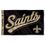 WinCraft New Orleans Saints Script Logo Premium Flag - Sports Collectibles, Sports Memorabilia, Sports Fan Shop, Sports Gifts
