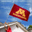 Minnesota Gophers Flag with Pole and Bracket Complete Set - Sports Collectibles, Sports Memorabilia, Sports Fan Shop, Sports Gifts