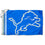 WinCraft Detroit Lions 4x6 Foot Large Outdoor Pole Flag - Sports Collectibles, Sports Memorabilia, Sports Fan Shop, Sports Gifts