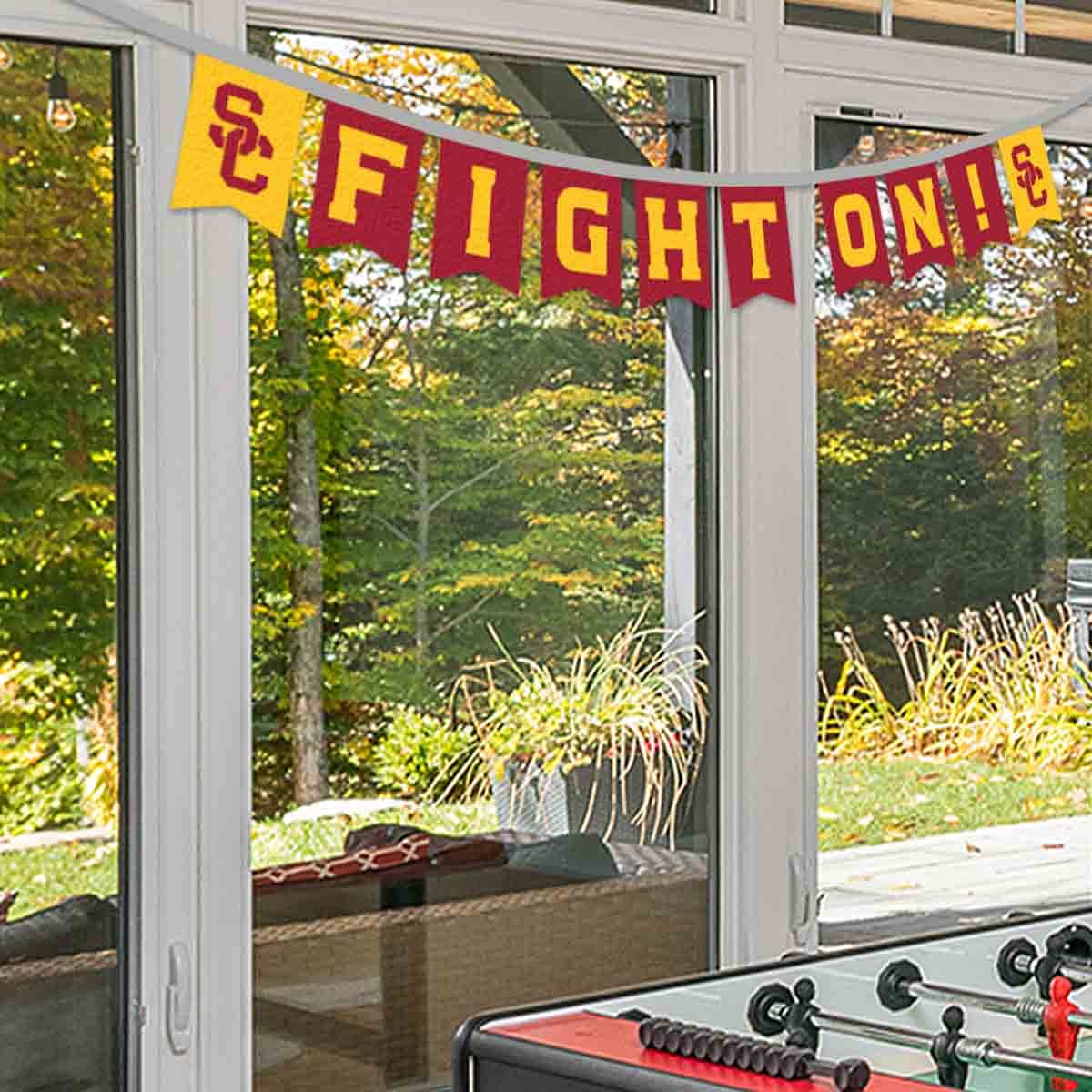 USC Trojans Banner String Pennant Flags - Sports Collectibles, Sports Memorabilia, Sports Fan Shop, Sports Gifts