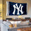 New York Yankees NY Logo Banner and Tapestry Wall Tack Pads - Sports Collectibles, Sports Memorabilia, Sports Fan Shop, Sports Gifts
