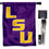 College Flags & Banners Co. Louisiana State University House Flag with Flag Pole Set - Sports Collectibles, Sports Memorabilia, Sports Fan Shop, Sports Gifts