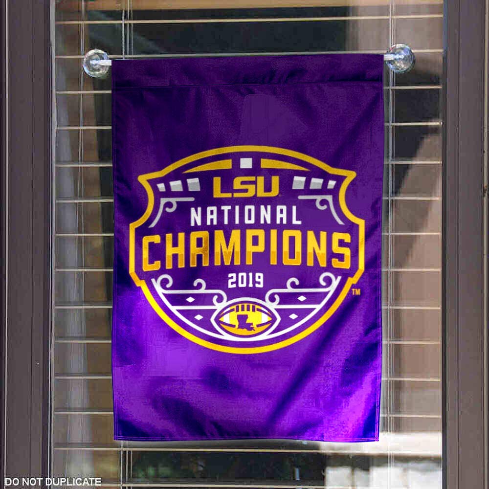 Louisiana State LSU Tigers College Football Playoff National Championship Garden Banner Flag - Sports Collectibles, Sports Memorabilia, Sports Fan Shop, Sports Gifts