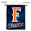 College Flags & Banners Co. UC Fullerton Titans Double Sided House Flag and Wood Banner Pole Set - Sports Collectibles, Sports Memorabilia, Sports Fan Shop, Sports Gifts