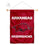 College Flags & Banners Co. Arkansas Razorbacks Banner for Windows Doors and Walls - Sports Collectibles, Sports Memorabilia, Sports Fan Shop, Sports Gifts