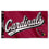 WinCraft Arizona Cardinals Script Logo Premium Flag - Sports Collectibles, Sports Memorabilia, Sports Fan Shop, Sports Gifts