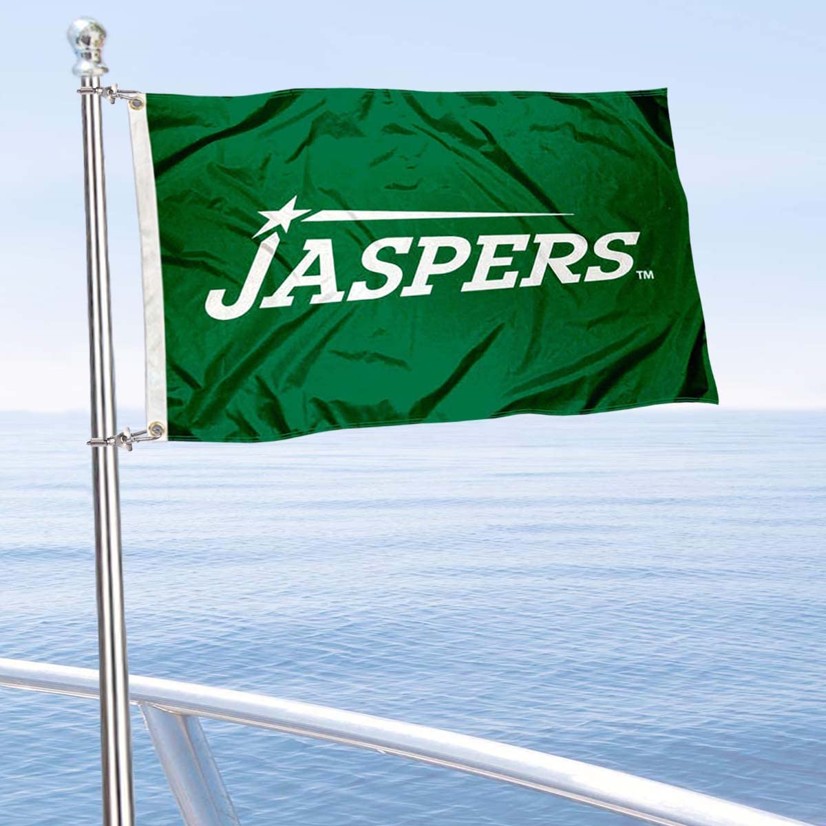College Flags & Banners Co. Manhattan Jaspers Boat and Nautical Flag - Sports Collectibles, Sports Memorabilia, Sports Fan Shop, Sports Gifts
