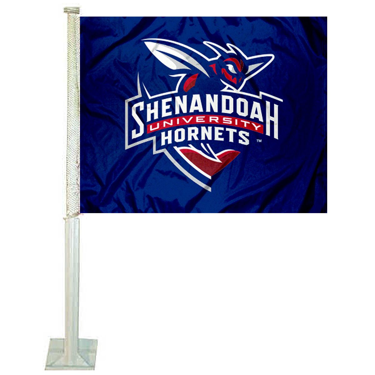 College Flags & Banners Co. Shenandoah Hornets Car Flag - Sports Collectibles, Sports Memorabilia, Sports Fan Shop, Sports Gifts