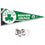 Boston Celtics Pennant Flag and Wall Tack Pads Mounts - Sports Collectibles, Sports Memorabilia, Sports Fan Shop, Sports Gifts