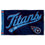 WinCraft Tennessee Titans Script Logo Premium Flag - Sports Collectibles, Sports Memorabilia, Sports Fan Shop, Sports Gifts