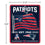 WinCraft New England Patriots Americana Banner Flag Sign - Sports Collectibles, Sports Memorabilia, Sports Fan Shop, Sports Gifts