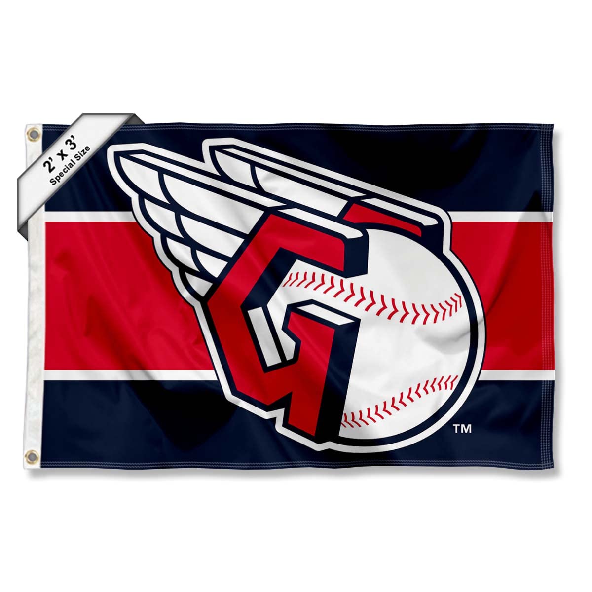 WinCraft Cleveland Baseball 2x3 Foot Small Flag - Sports Collectibles, Sports Memorabilia, Sports Fan Shop, Sports Gifts
