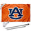 College Flags & Banners Co. Auburn Orange Flag with Pole and Bracket Complete Set - Sports Collectibles, Sports Memorabilia, Sports Fan Shop, Sports Gifts