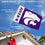 College Flags & Banners Co. Kansas State Wildcats Flag with Pole and Bracket Complete Set - Sports Collectibles, Sports Memorabilia, Sports Fan Shop, Sports Gifts