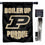 Purdue Boiler Up Logo House Flag with Flag Pole Set - Sports Collectibles, Sports Memorabilia, Sports Fan Shop, Sports Gifts