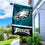 WinCraft Eagles Banner House Flag and 5 Foot Flagpole Set - Sports Collectibles, Sports Memorabilia, Sports Fan Shop, Sports Gifts