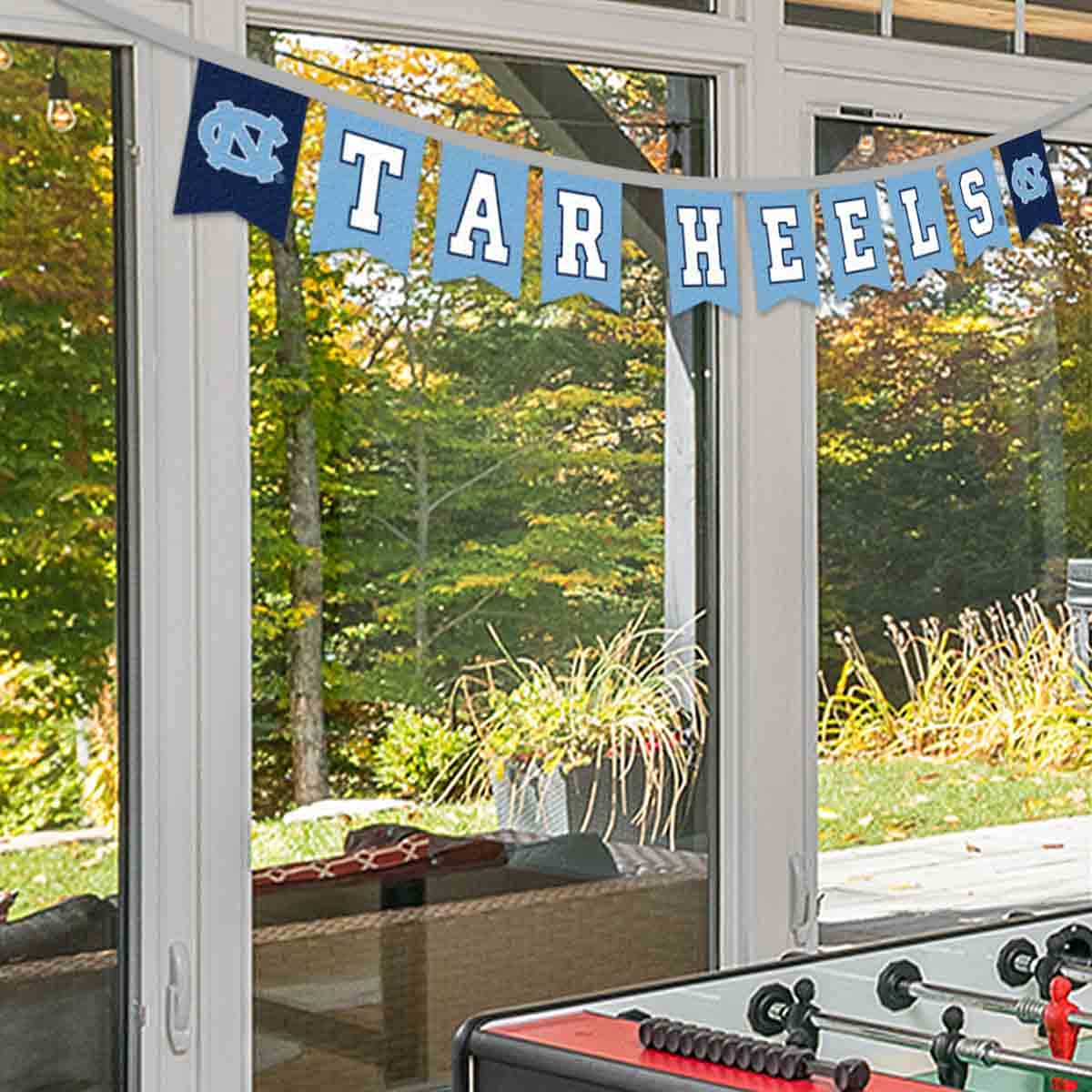 North Carolina Tar Heels Banner String Pennant Flags - Sports Collectibles, Sports Memorabilia, Sports Fan Shop, Sports Gifts