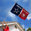 WinCraft Cowboys and 49ers House Divided Flag Rivalry Banner - Sports Collectibles, Sports Memorabilia, Sports Fan Shop, Sports Gifts