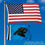 WinCraft Carolina Panthers 2x3 Feet Flag - Sports Collectibles, Sports Memorabilia, Sports Fan Shop, Sports Gifts