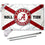 College Flags & Banners Co. Alabama Crimson Tide State of Alabama Flag with Pole and Bracket Holder University Set - Sports Collectibles, Sports Memorabilia, Sports Fan Shop, Sports Gifts