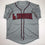 Autographed/Signed John Rocker Atlanta Grey Baseball Jersey PSA/DNA COA