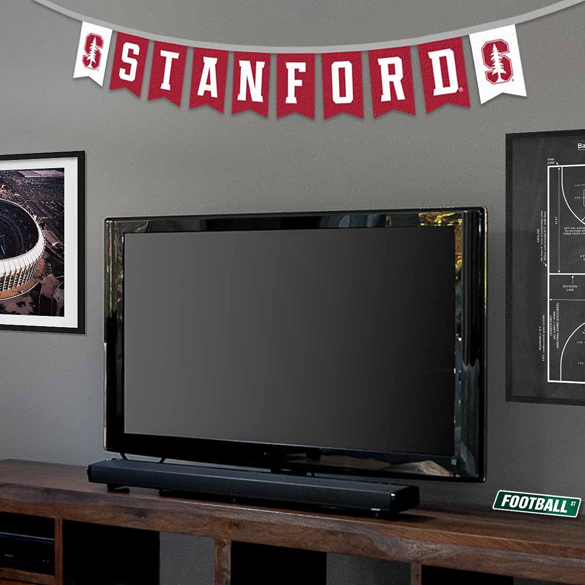 Stanford Cardinal Banner String Pennant Flags - Sports Collectibles, Sports Memorabilia, Sports Fan Shop, Sports Gifts