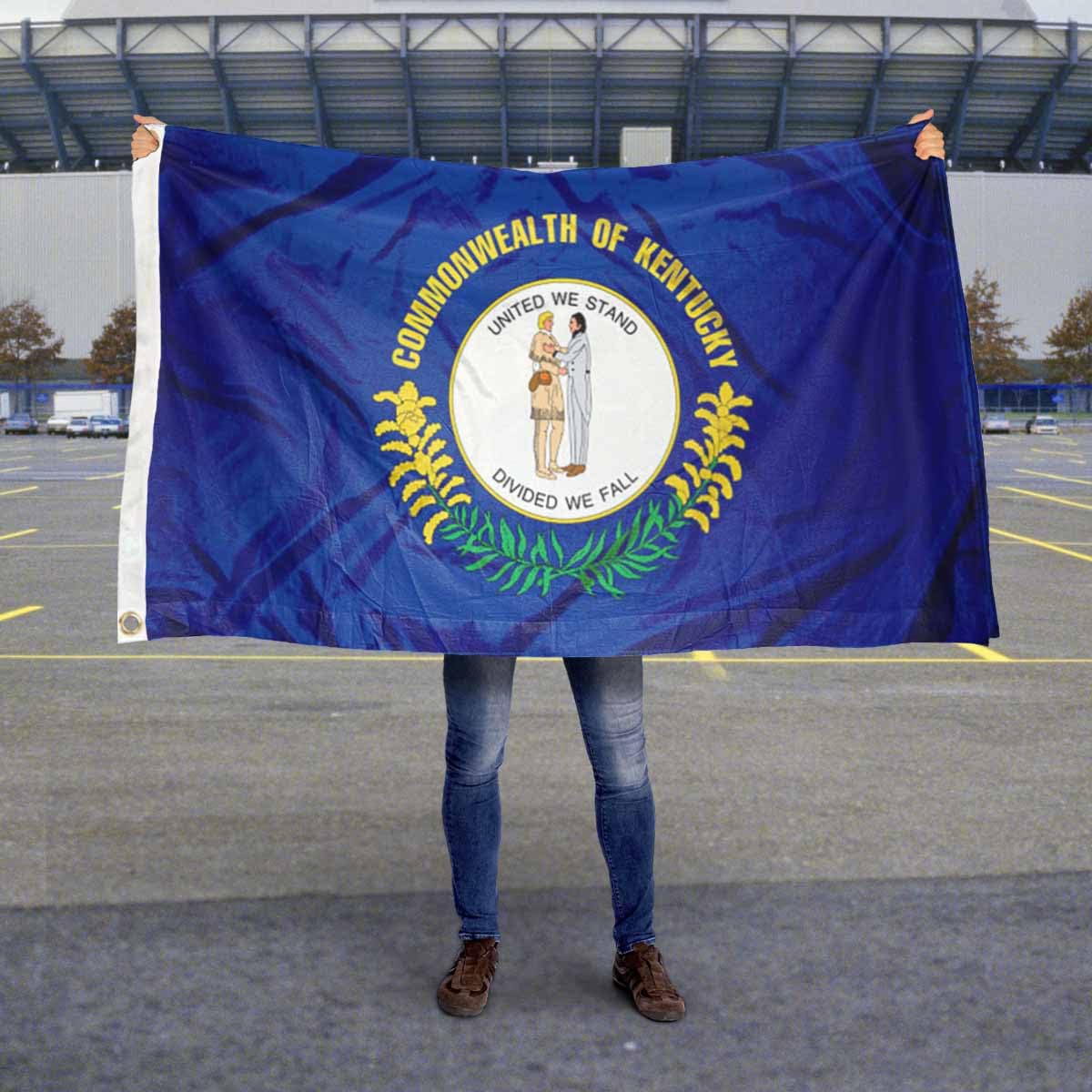 Sports Flags Pennants Company State of Kentucky Flag 3x5 Foot Banner - Sports Collectibles, Sports Memorabilia, Sports Fan Shop, Sports Gifts