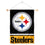 Pittsburgh Steelers Banner Window Wall Hanging Flag with Suction Cup - Sports Collectibles, Sports Memorabilia, Sports Fan Shop, Sports Gifts